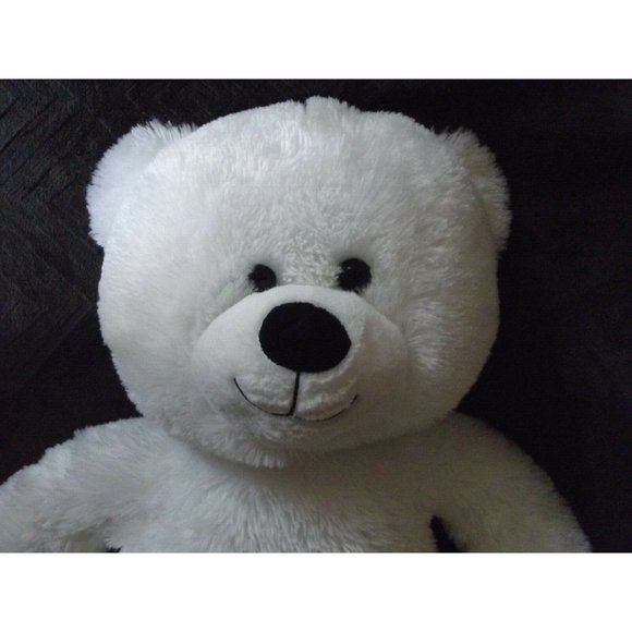 Teddy Bear Large White 36"-Three 3 Foot Giant Soft Plush heart stuffed animal FS - Picture 3 of 9